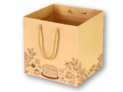 Pastane Karton Çanta