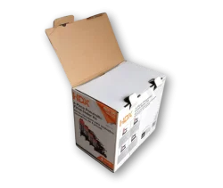 Baskılı Beyaz Dopel Koli