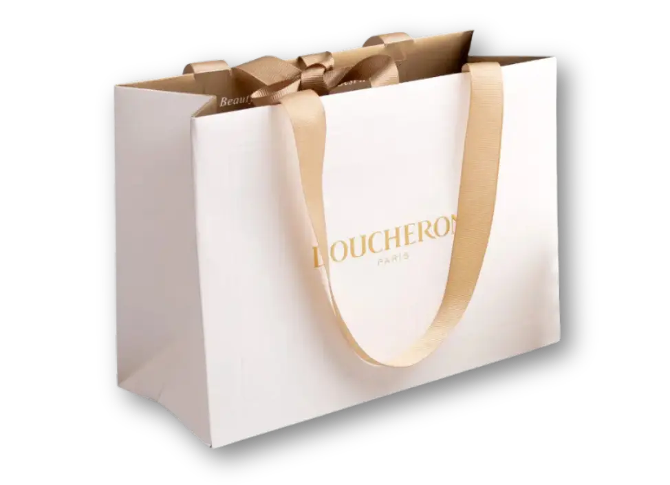 Özel Baskılı Grogren Saplı Karton Çanta